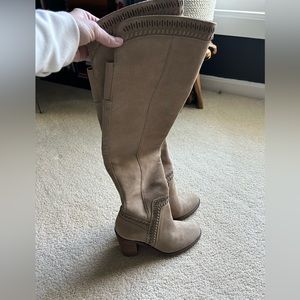 Over the knee boot - tan